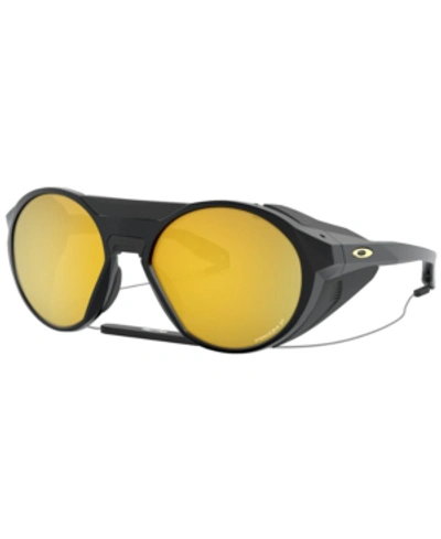 Shop Prada Polarized Sunglasses, Oo9440 In Matte Black/prizm 24k Polarized