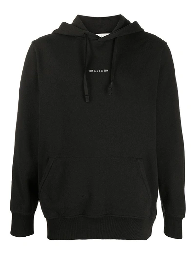 Shop Alyx Black Sphere Logo Hoodie