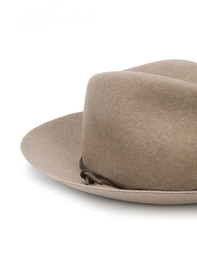 Shop Isabel Marant Wool Fedora Hat In Grey