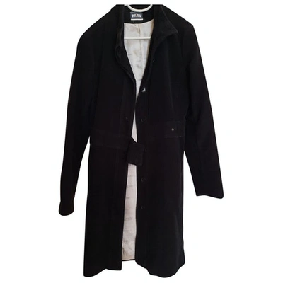 Pre-owned Jean Paul Gaultier Coat In Black