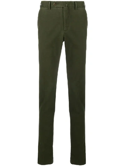 Shop Pt01 Slim Fit Chinos In Green