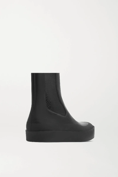 Shop Neous Zaniah Leather Chelsea Boots In Black