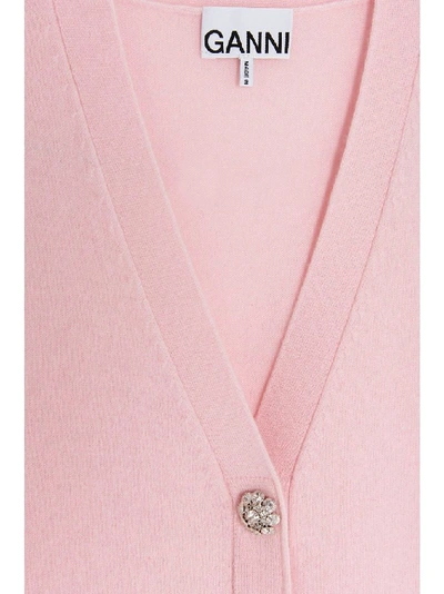 Shop Ganni Women's Pink Vest
