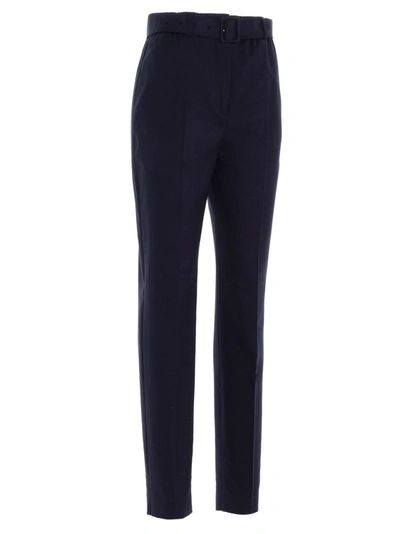 Shop Agnona Women's Blue Pants