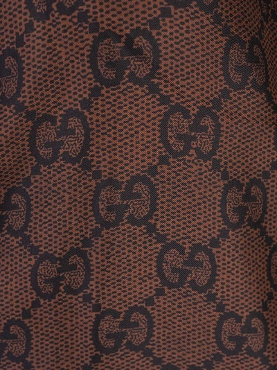 Shop Gucci Women's Brown Silk Sweatshirt