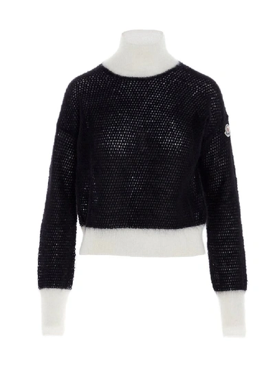 Shop Moncler Women's Black Sweater