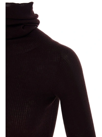 Shop Rick Owens Women's Burgundy Sweater