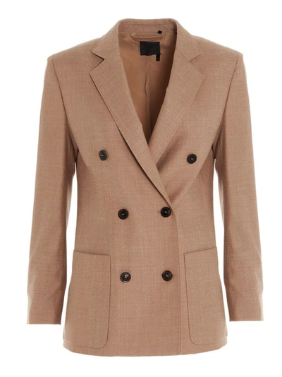 Shop Agnona Women's Beige Jacket