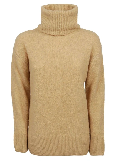 Shop Kenzo Women's Beige Wool Sweater