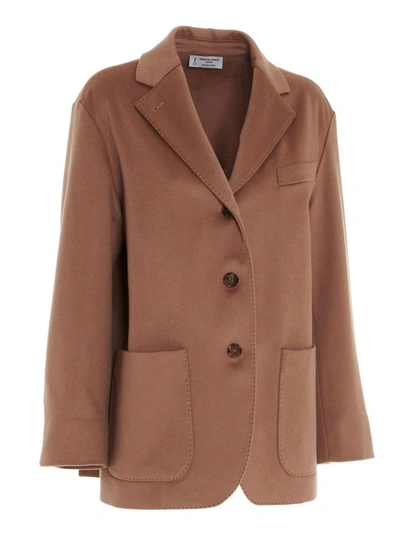 Shop Alberto Biani Women's Brown Jacket