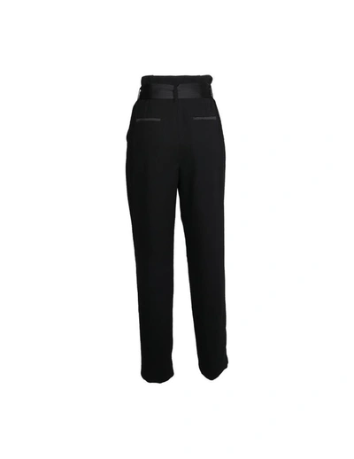 Shop Karl Lagerfeld Women's Black Polyester Pants