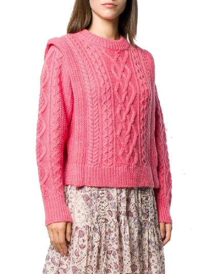 Shop Isabel Marant Étoile Women's Pink Wool Sweater