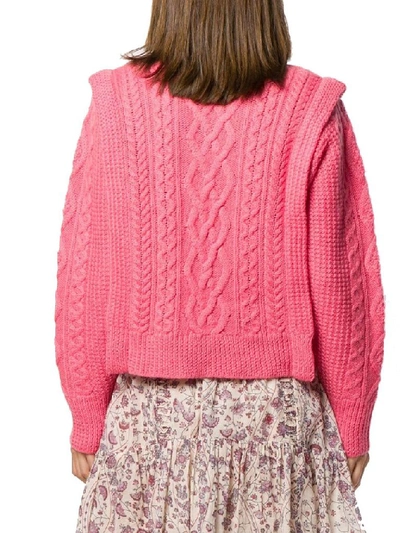 Shop Isabel Marant Étoile Women's Pink Wool Sweater