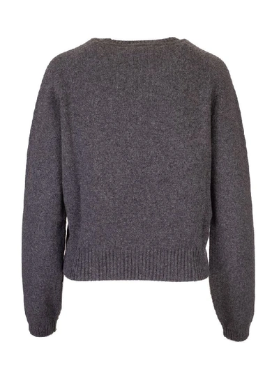 Shop Gucci Women's Grey Cashmere Sweater