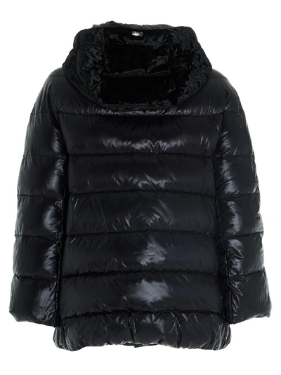 Shop Herno Women's Black Outerwear Jacket