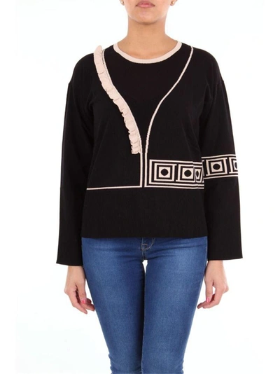 Shop Versace Collection Women's Black Polyester Jumper