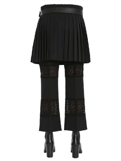 Shop Alexander Mcqueen Women's Black Wool Skirt