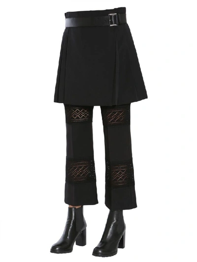 Shop Alexander Mcqueen Women's Black Wool Skirt