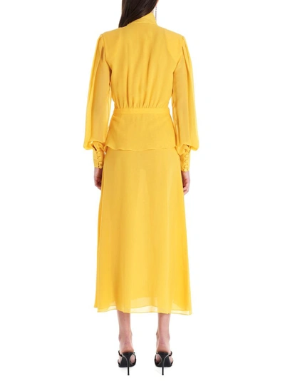 Shop Alessandra Rich Women's Yellow Dress