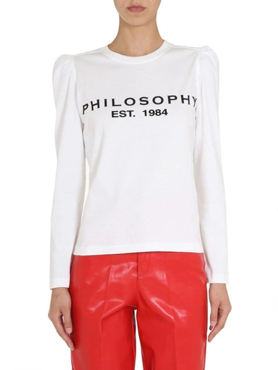 Shop Philosophy Women's White T-shirt