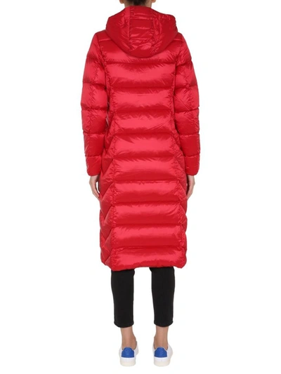 Shop Parajumpers Women's Red Polyester Down Jacket