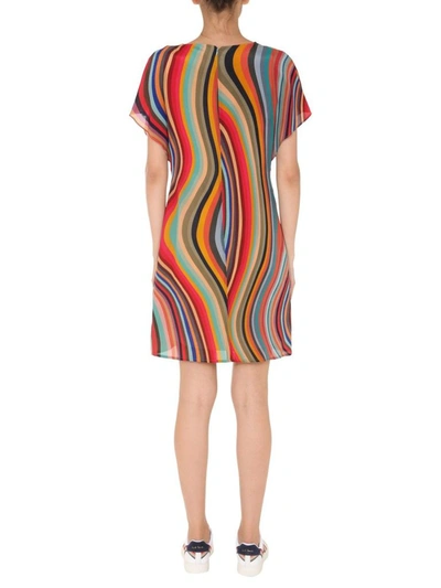 Shop Ps By Paul Smith Women's Multicolor Silk Dress