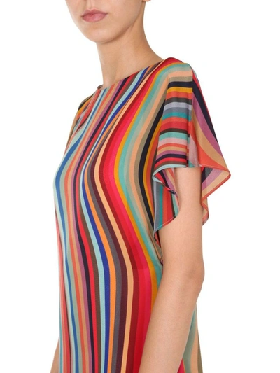 Shop Ps By Paul Smith Women's Multicolor Silk Dress