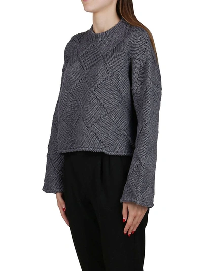 Shop Jw Anderson J.w. Anderson Women's Grey Wool Sweater