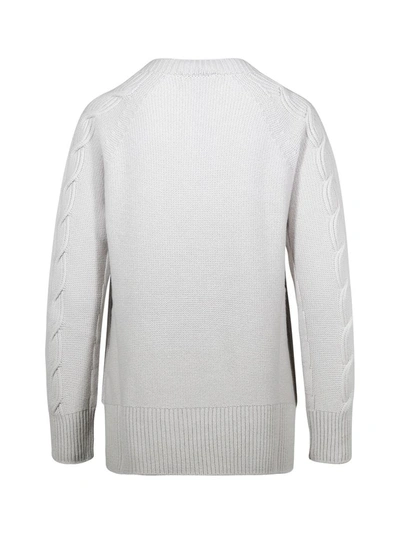 Shop Max Mara S  Women's Grey Cashmere Sweater