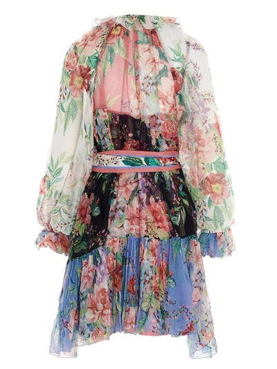 Shop Zimmermann Women's Multicolor Cotton Dress