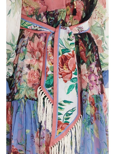 Shop Zimmermann Women's Multicolor Cotton Dress