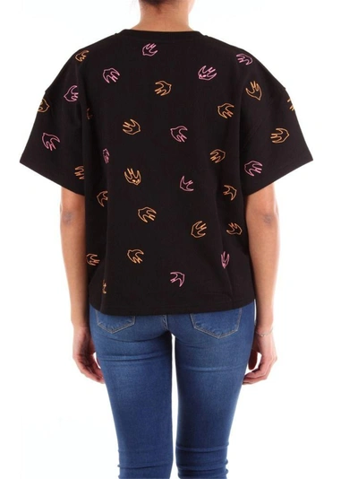 Shop Mcq By Alexander Mcqueen Women's Black Cotton T-shirt