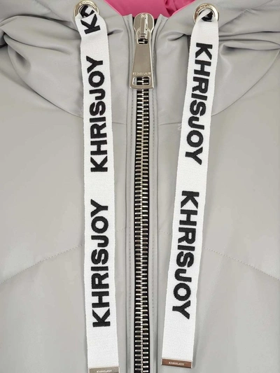 Shop Khrisjoy Women's Grey Polyester Down Jacket