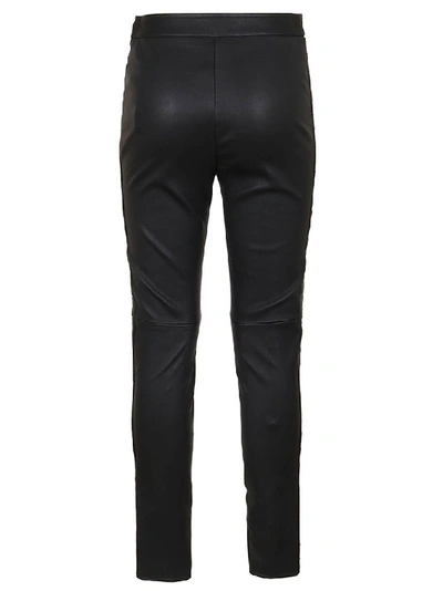 Shop Givenchy Women's Black Leather Leggings