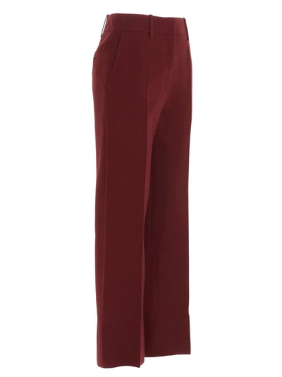 Shop Valentino Women's Burgundy Pants