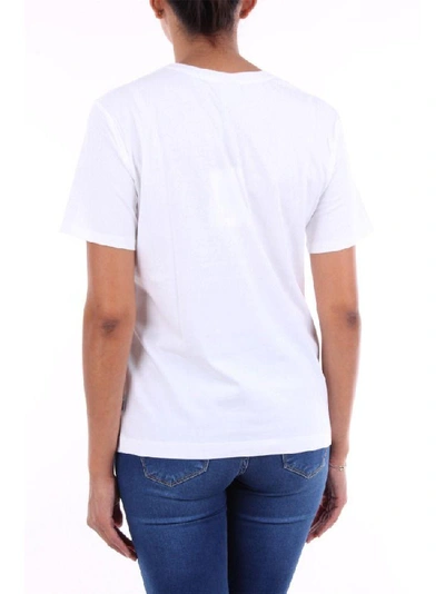 Shop Ps By Paul Smith Women's White Cotton T-shirt