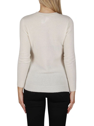 Shop Agnona Women's White Cashmere Sweater