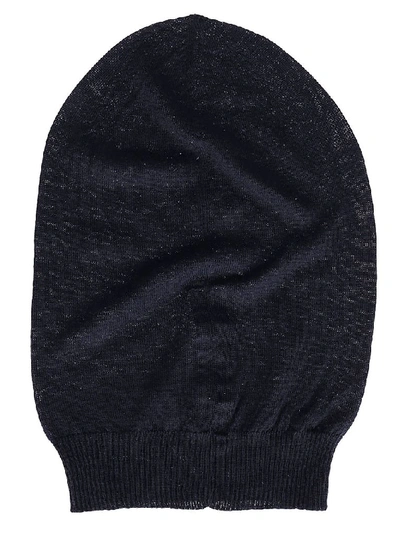 Shop Rick Owens Men's Blue Wool Hat