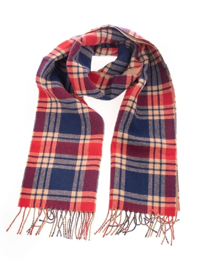 Shop Gucci Men's Red Wool Scarf