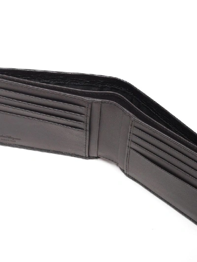 Shop Ferragamo Salvatore  Men's Black Leather Wallet