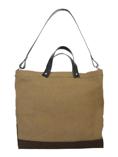 Shop Dsquared2 Men's Brown Fabric Travel Bag