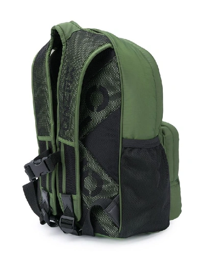 Shop Kenzo Men's Green Polyester Backpack
