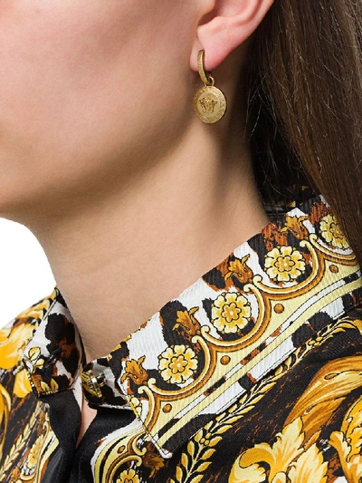 Shop Versace Women's Gold Metal Earrings