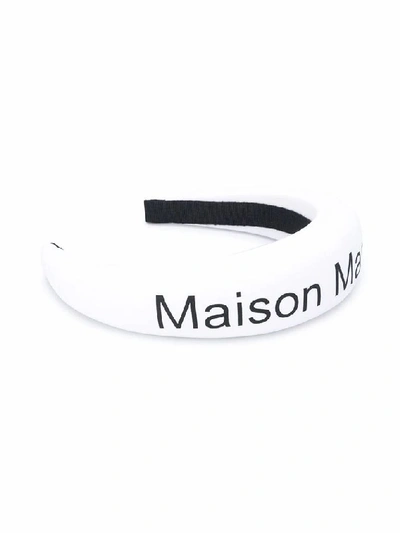 Shop Maison Margiela Women's White Cotton Headband
