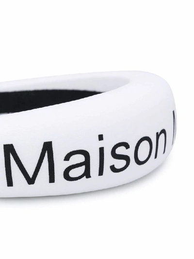 Shop Maison Margiela Women's White Cotton Headband