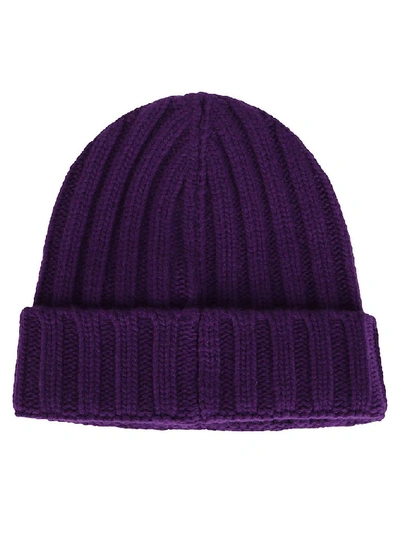 Shop Off-white Women's Purple Wool Hat