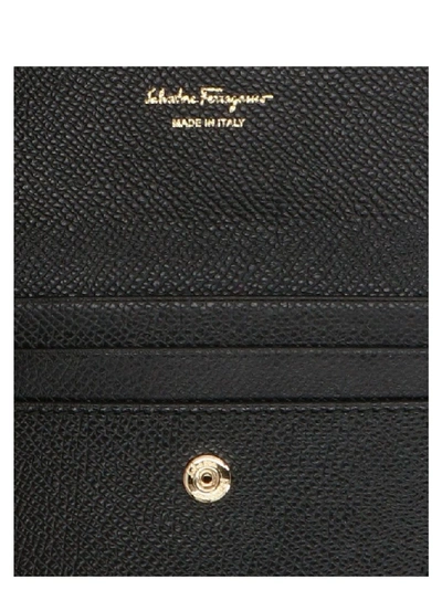 Shop Ferragamo Salvatore  Women's Black Leather Wallet