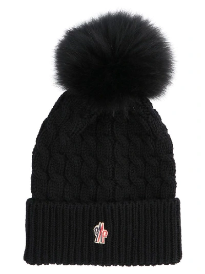 Shop Moncler Women's Black Wool Hat