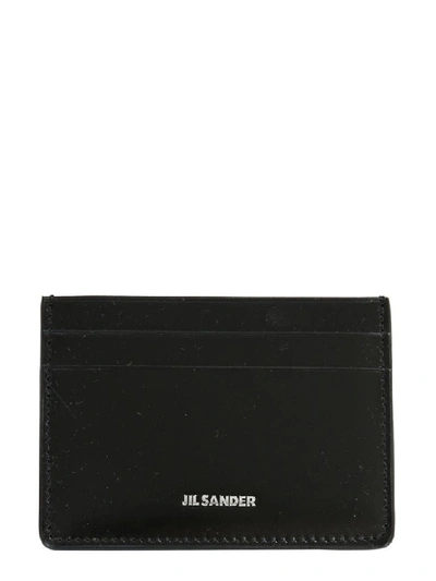 Shop Jil Sander Women's Black Leather Card Holder