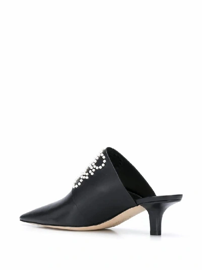 Shop Loewe Women's Black Leather Heels
